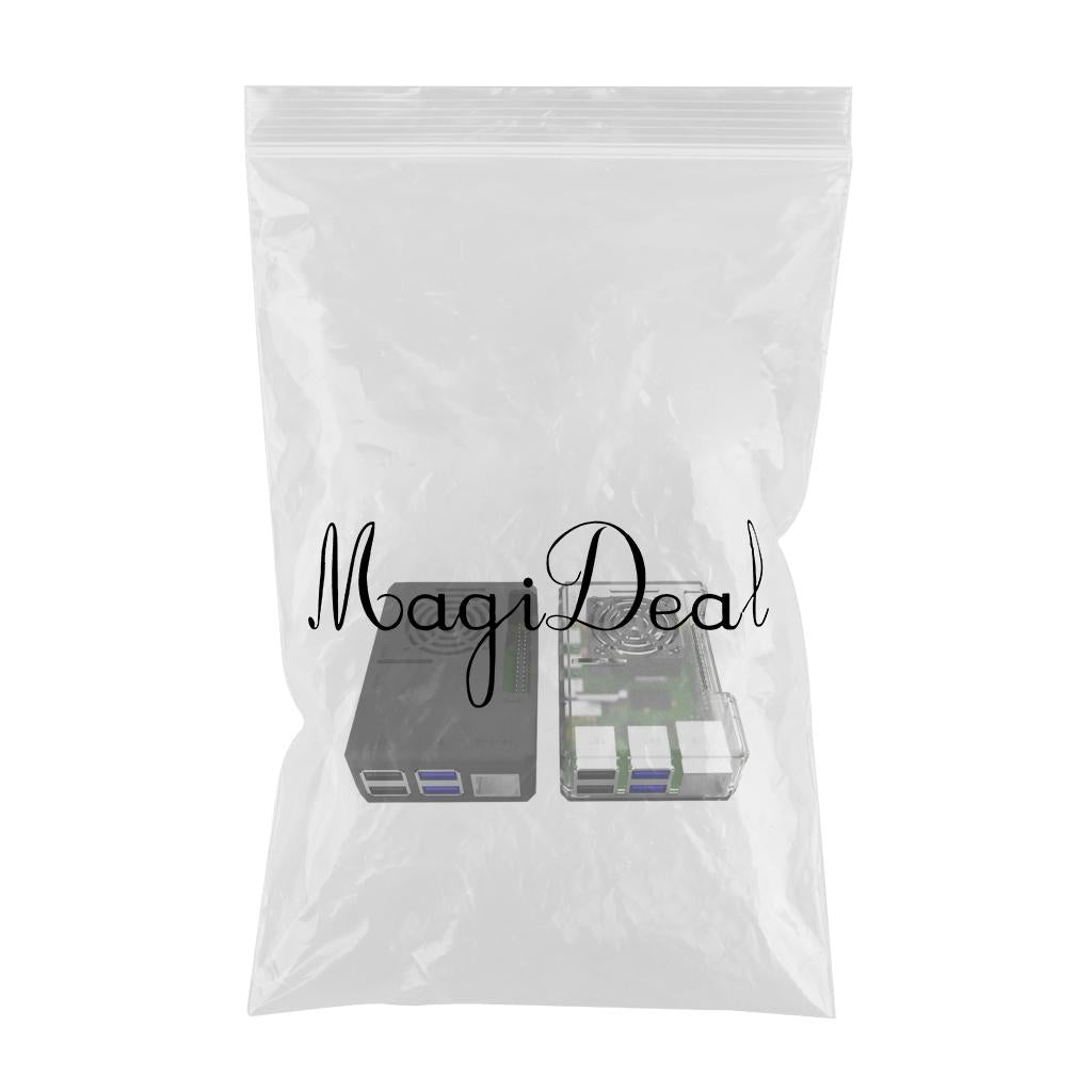 ABS Plastic Cooling Fan Protection Case Cooling Shell for Raspberry Pi 4B