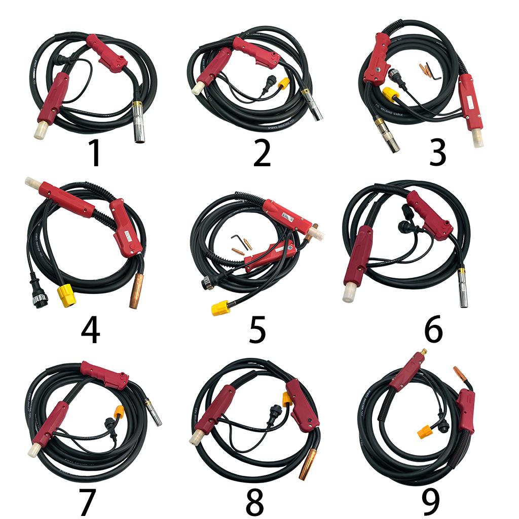 Welder Machine Welding Torch Euro Central Plug Connector Adaptor 500A 3M