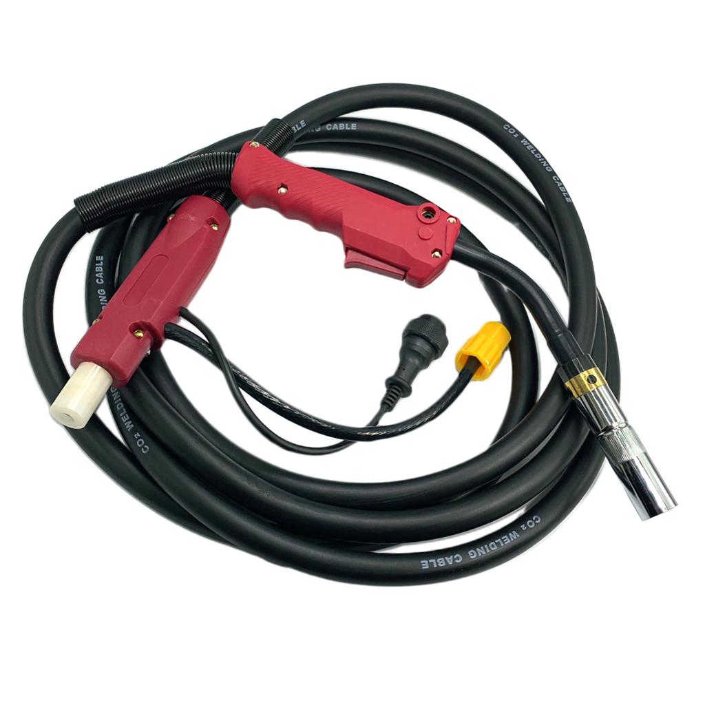 Welder Machine Welding Torch Euro Central Plug Connector Adaptor 500A 5M