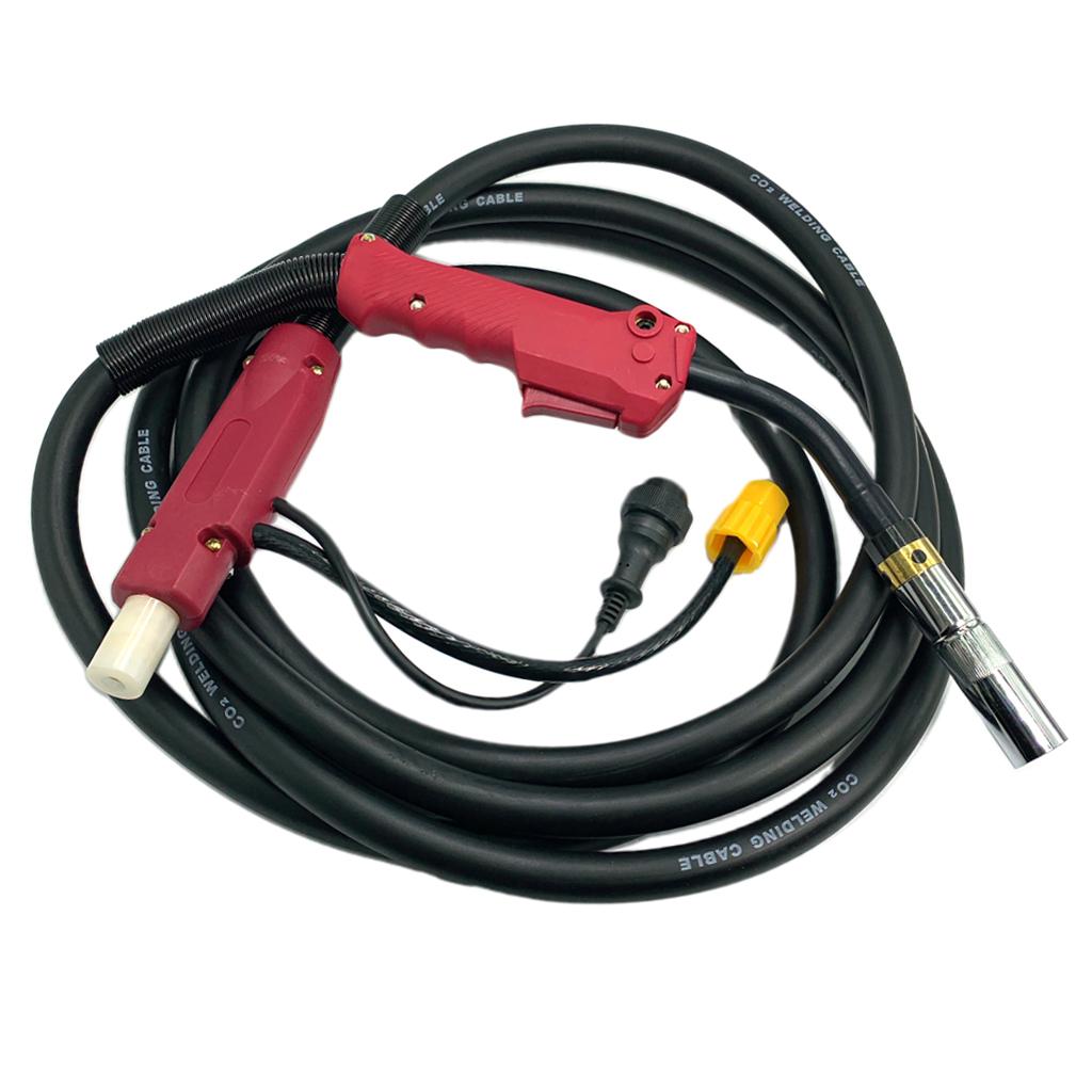 Welder Machine Welding Torch Euro Central Plug Connector Adaptor 500A 5M