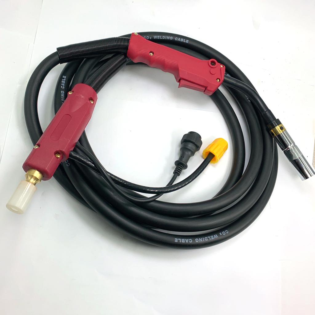 Welder Machine Welding Torch Euro Central Plug Connector Adaptor 500A 5M