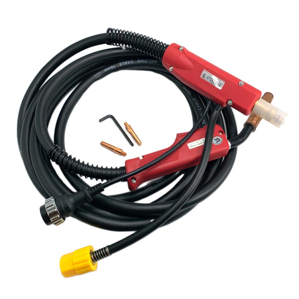 Welder Machine Welding Torch Euro Central Plug Connector Adaptor 180A 5M