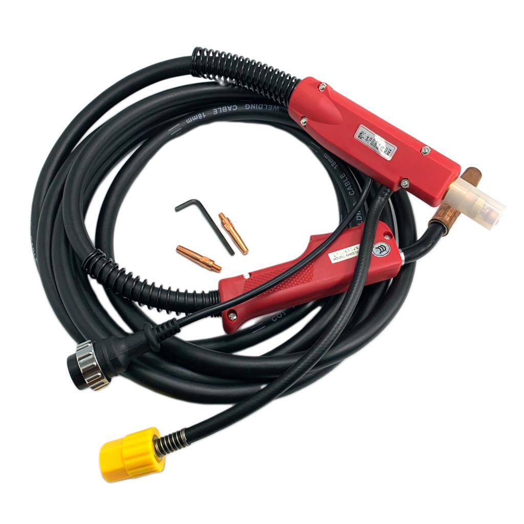 Welder Machine Welding Torch Euro Central Plug Connector Adaptor 180A 5M