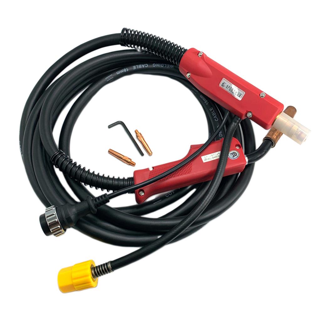 Welder Machine Welding Torch Euro Central Plug Connector Adaptor 180A 5M