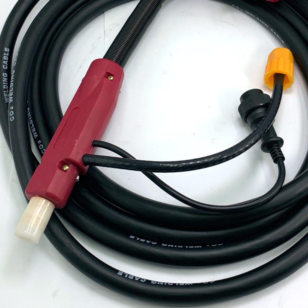 Welder Machine Welding Torch Euro Central Plug Connector Adaptor 350A 5M
