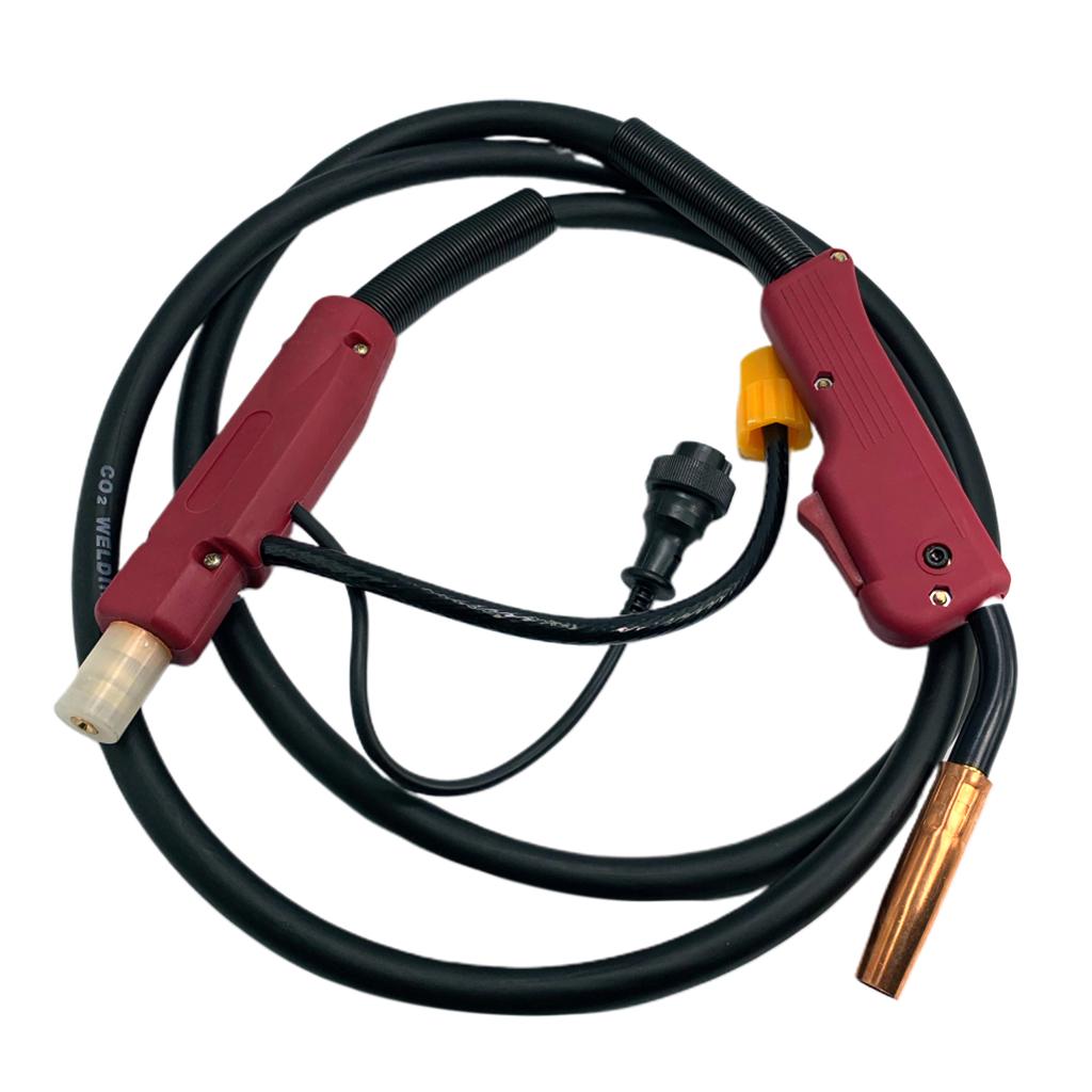 Welder Machine Welding Torch Euro Central Plug Connector Adaptor 200A 3M