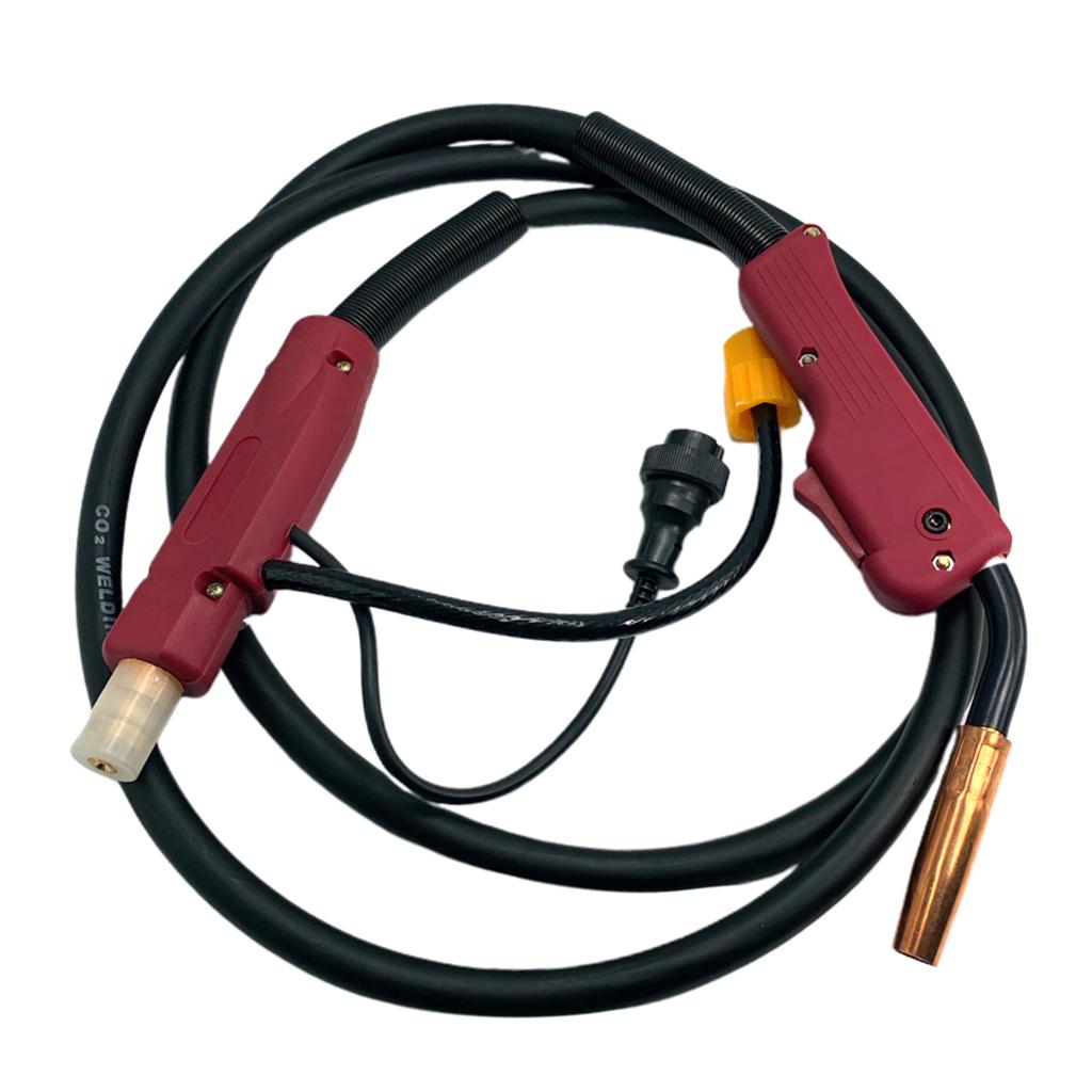 Welder Machine Welding Torch Euro Central Plug Connector Adaptor 200A 3M