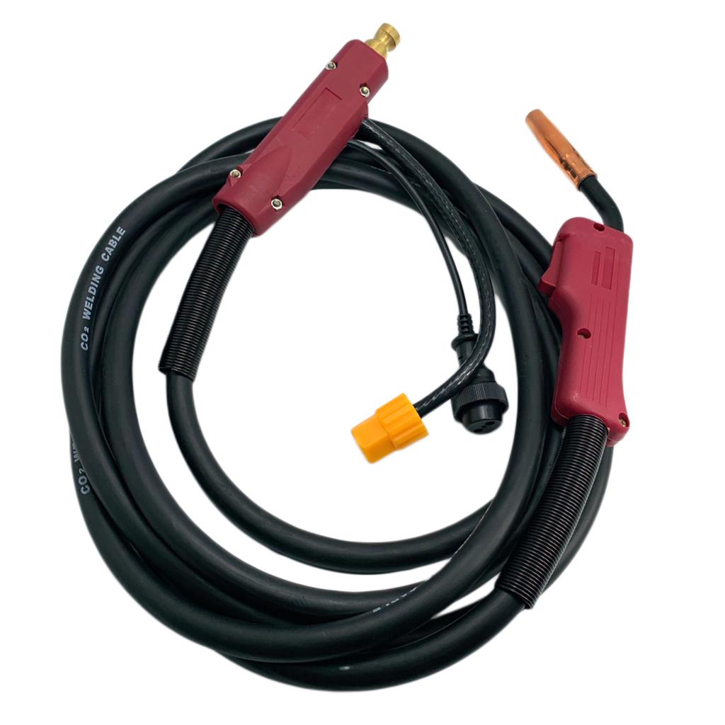 Welder Machine Welding Torch Euro Central Plug Connector Adaptor 200A 5M