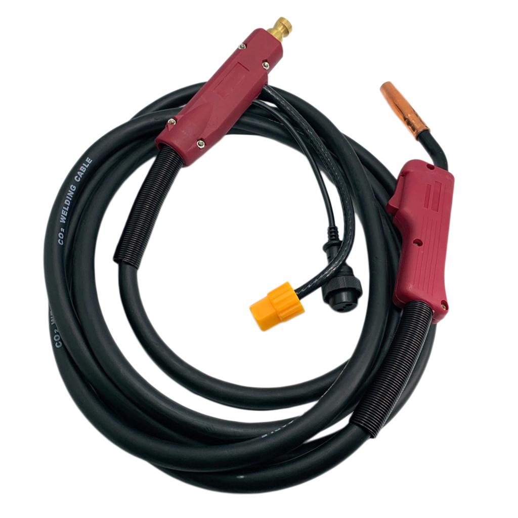 Welder Machine Welding Torch Euro Central Plug Connector Adaptor 200A 5M