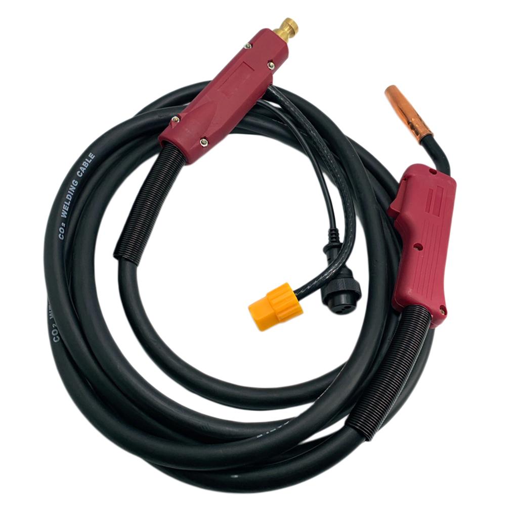 Welder Machine Welding Torch Euro Central Plug Connector Adaptor 200A 5M