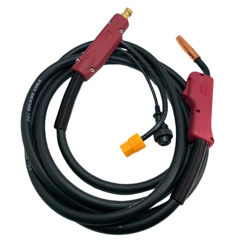 Welder Machine Welding Torch Euro Central Plug Connector Adaptor 200A 5M