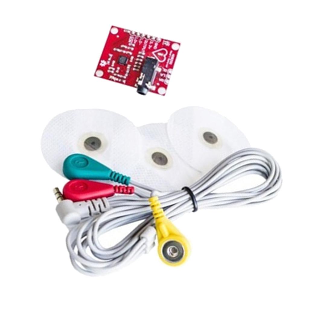 AD8232 ECG Module Heart Monitor Measurement Sensor Pulse Signal Board Set