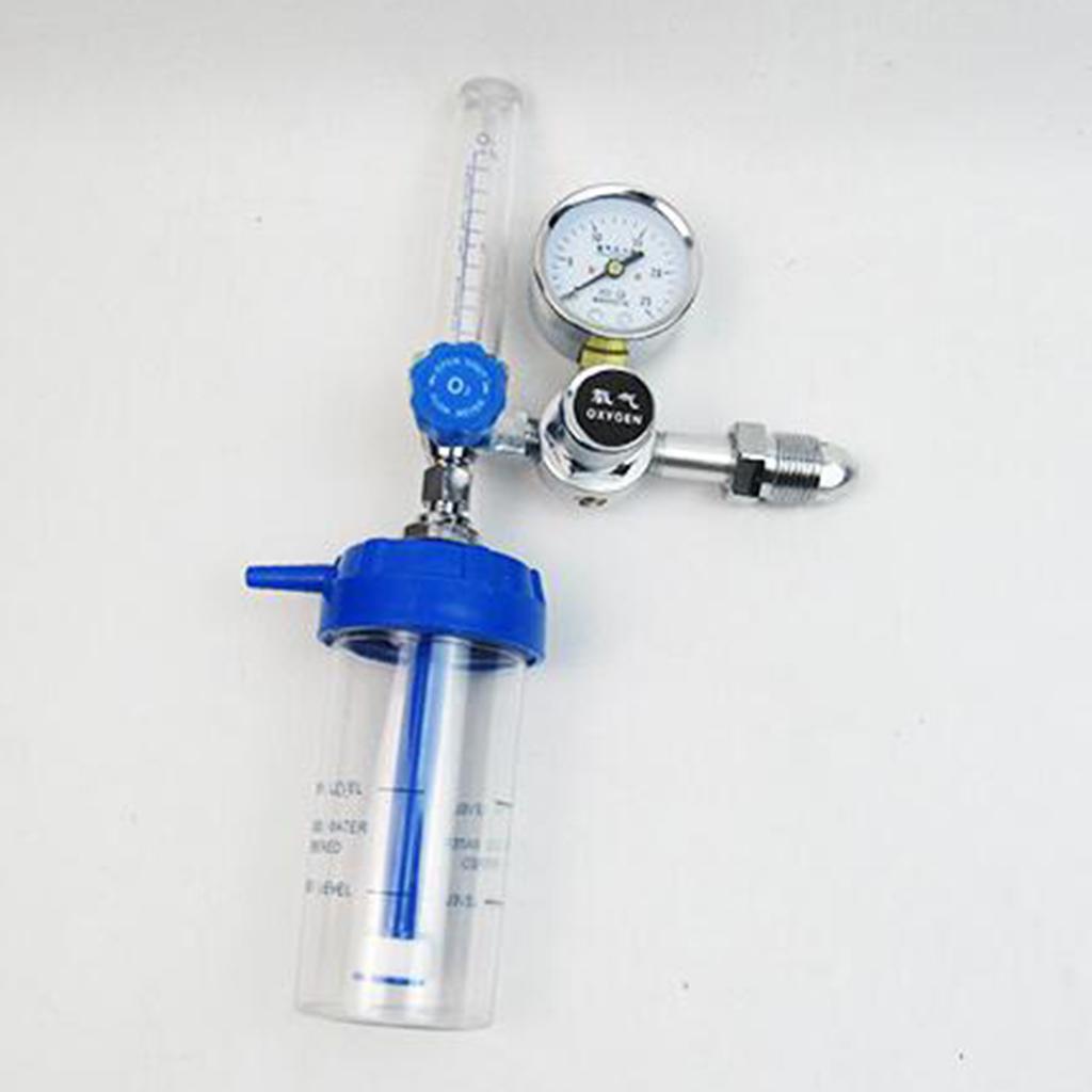 Oxygen Inhaler Oxygen Regulator 1-100MPa Pressure Reducer Gauge Flow Meter