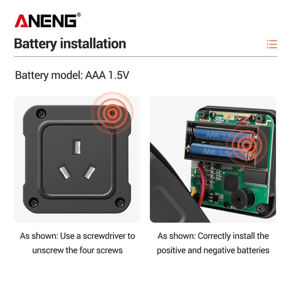 AC11 Digital Smart Socket Tester Wall Plug Breaker Finder RCD NCV Test