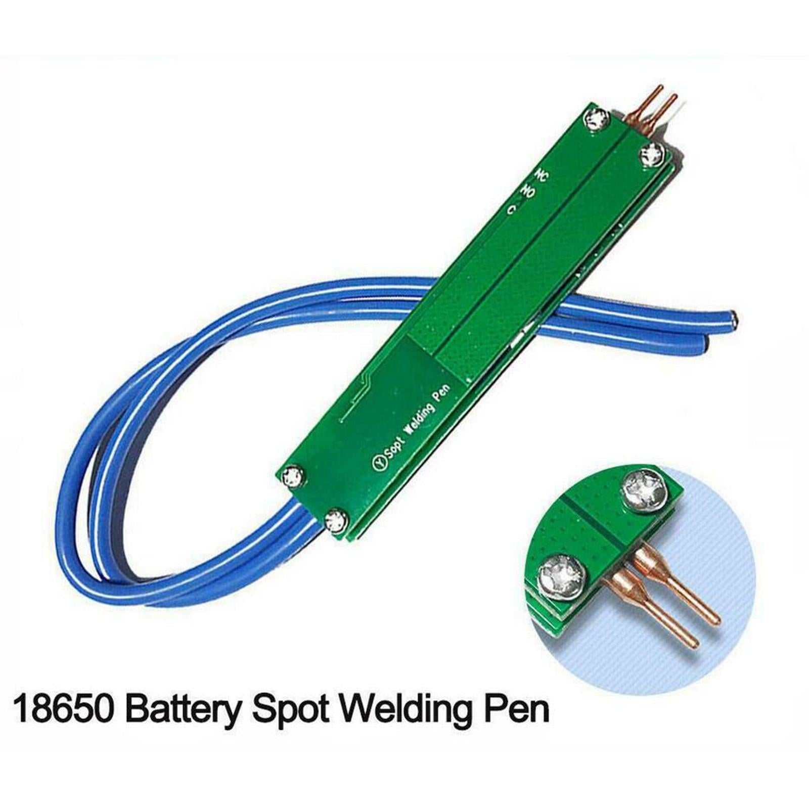 Copper Handheld Spot Welder Spot Welding Pen for 3.7V to 12V 18650 Battery