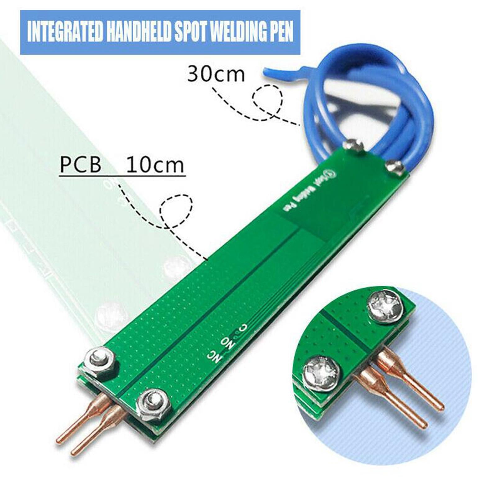 Copper Handheld Spot Welder Spot Welding Pen for 3.7V to 12V 18650 Battery
