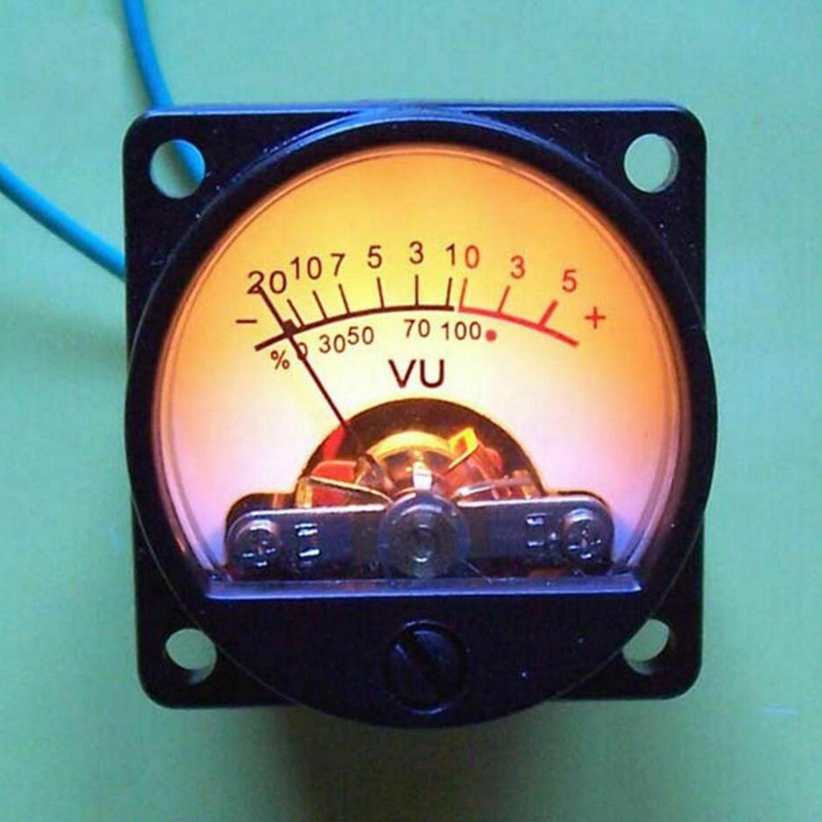 TR-35W High Precision Dual Panel VU Meter VU Audio Level Amp with Back Light