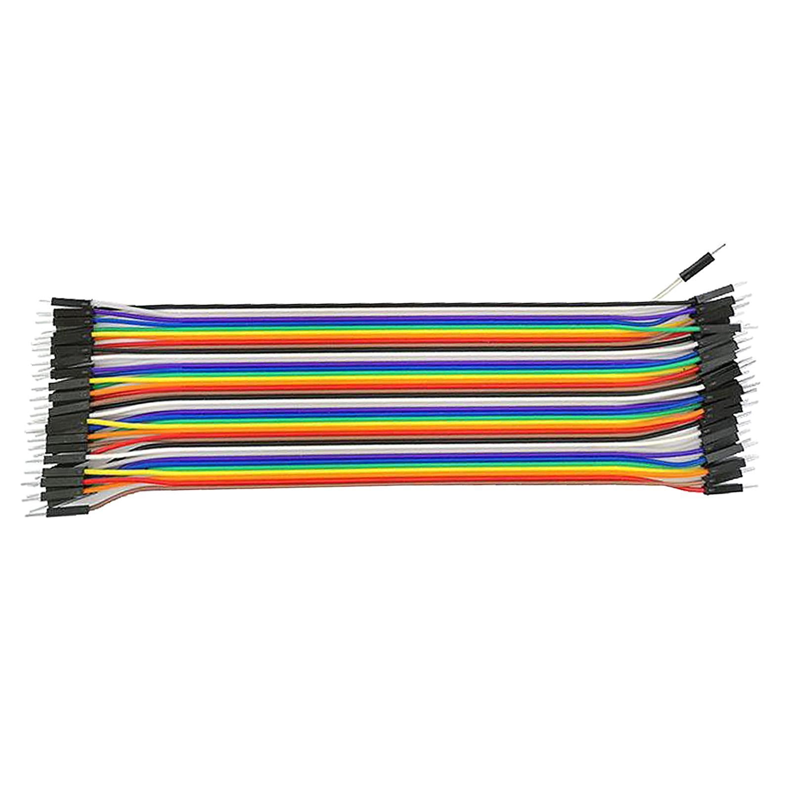 Dupont Jumper Wire Breadboard Jumper Wire Assorted Kit 40pcs M to M 20cm