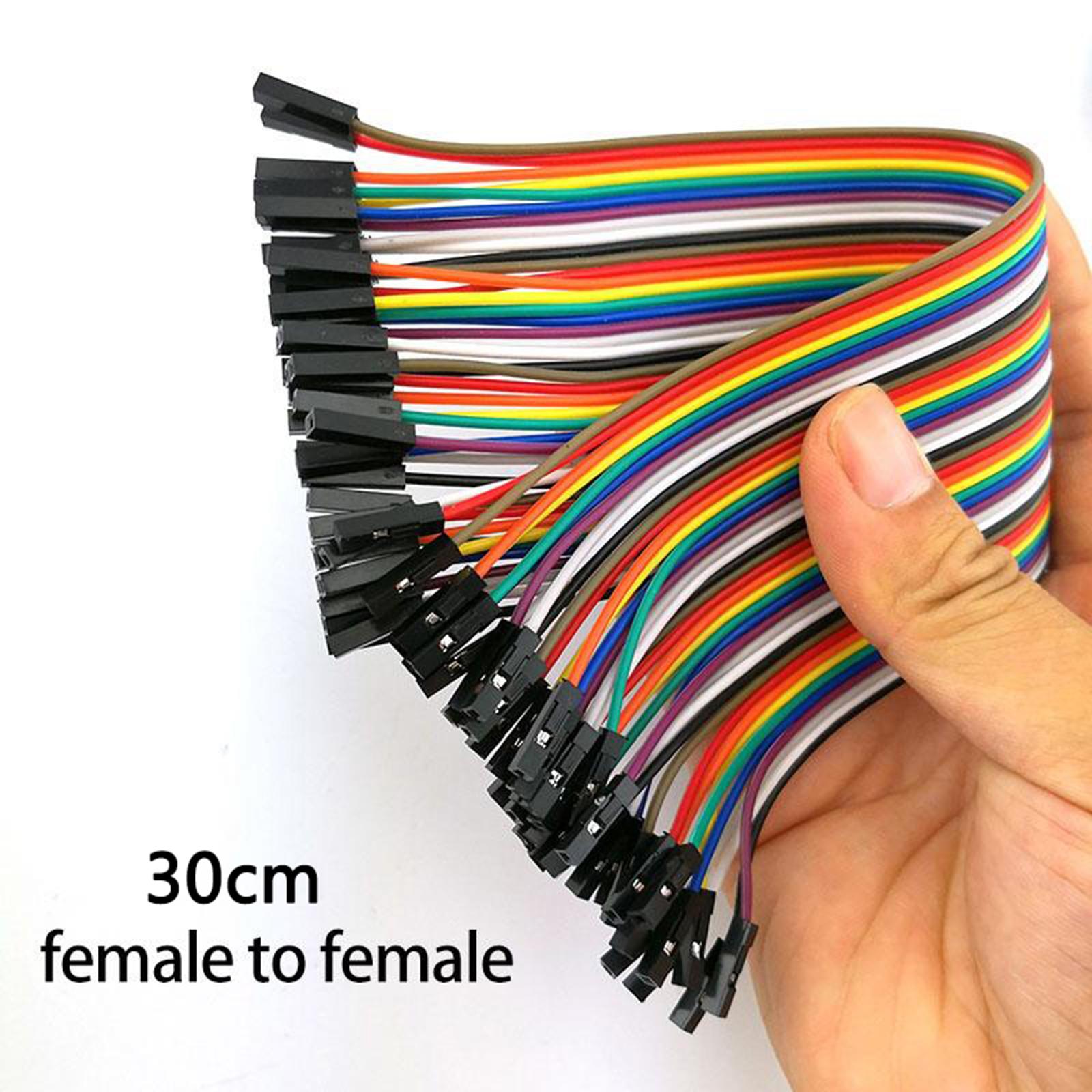 Dupont Jumper Wire Breadboard Jumper Wire Assorted Kit 40pcs M to M 30cm