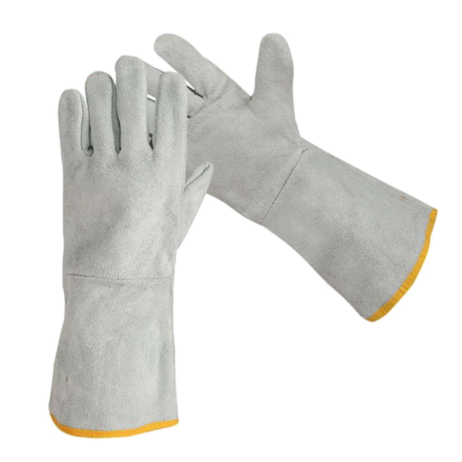 Work Welding Gloves Heat Resistant for Welders/Workers/Fireplace/BBQ Style3