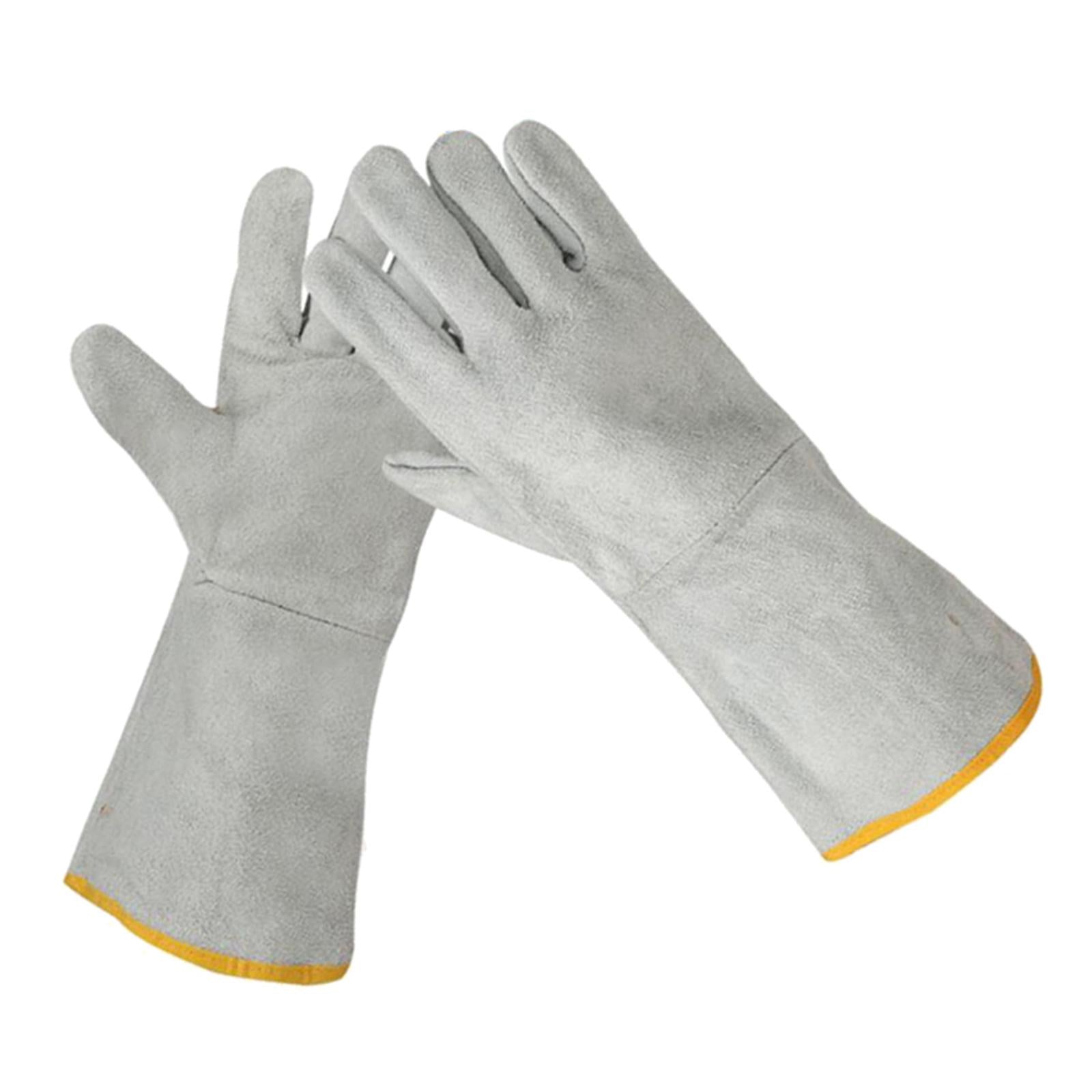 Work Welding Gloves Heat Resistant for Welders/Workers/Fireplace/BBQ Style3