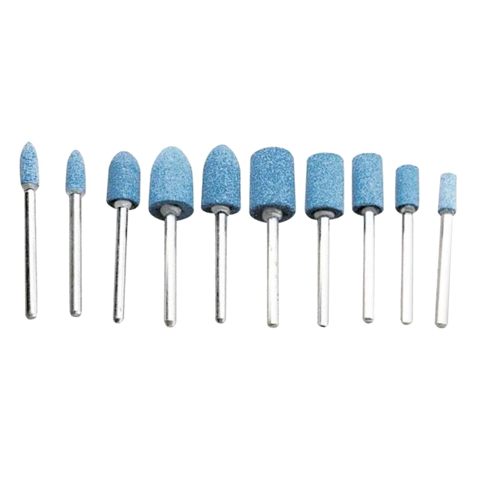 10x Cutting Burrs Rotary Files Bits for Die Grinder Metal Woodworking