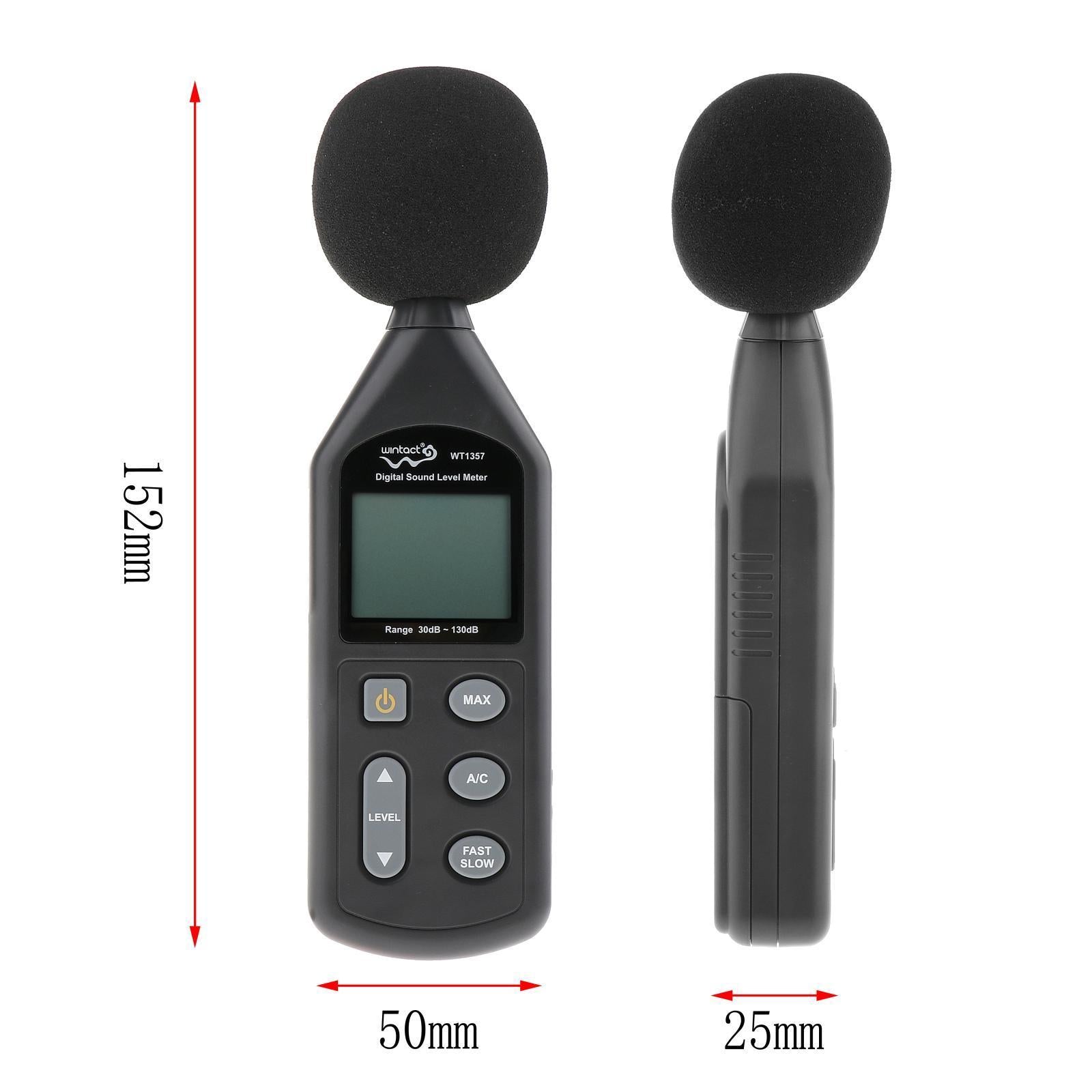Noise Sound Level Meter 30-130db Digital Decibel Moniter Tester LCD Display