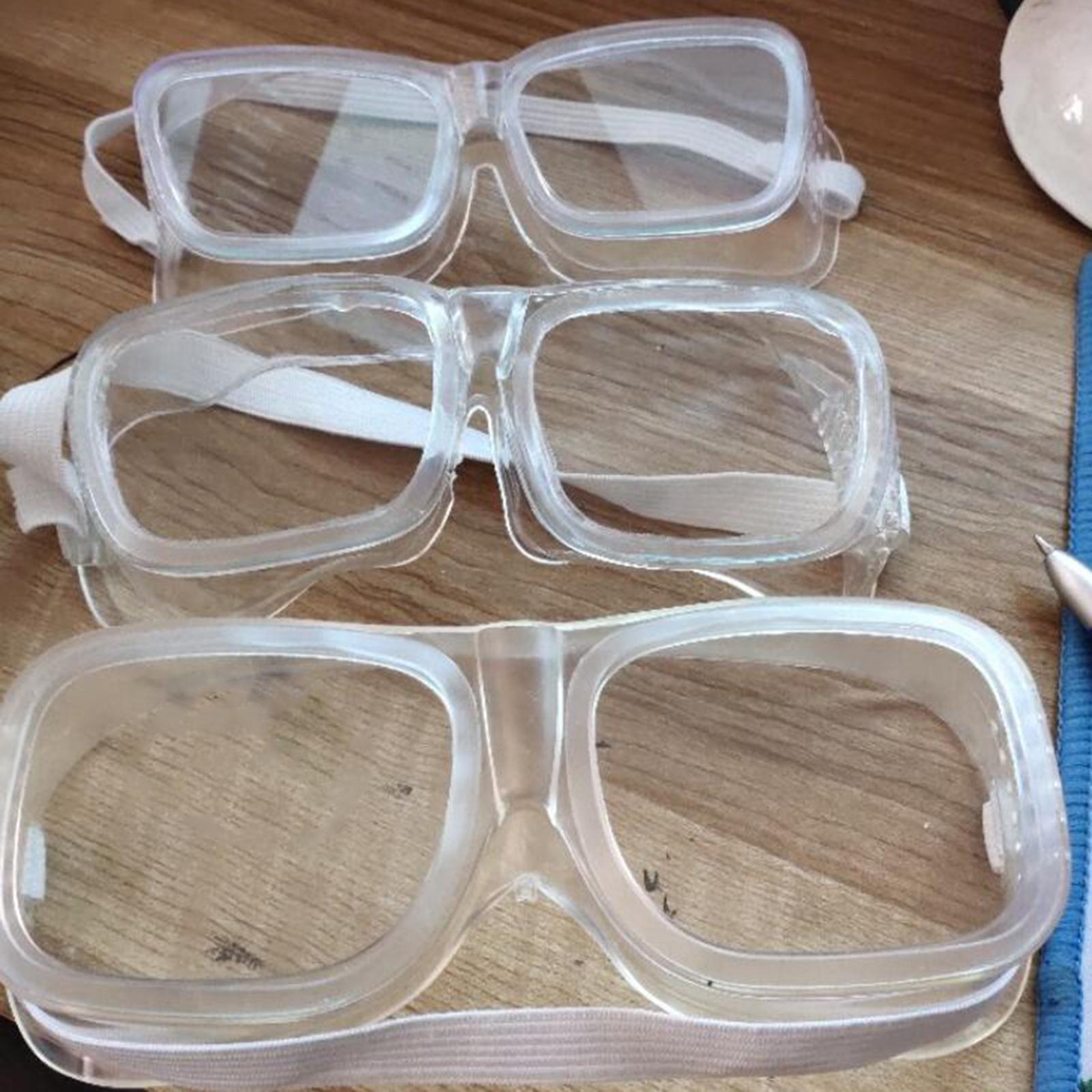 Safety Glasses Clear Anti-Fog High Impact Resistance for Lab Chemical S