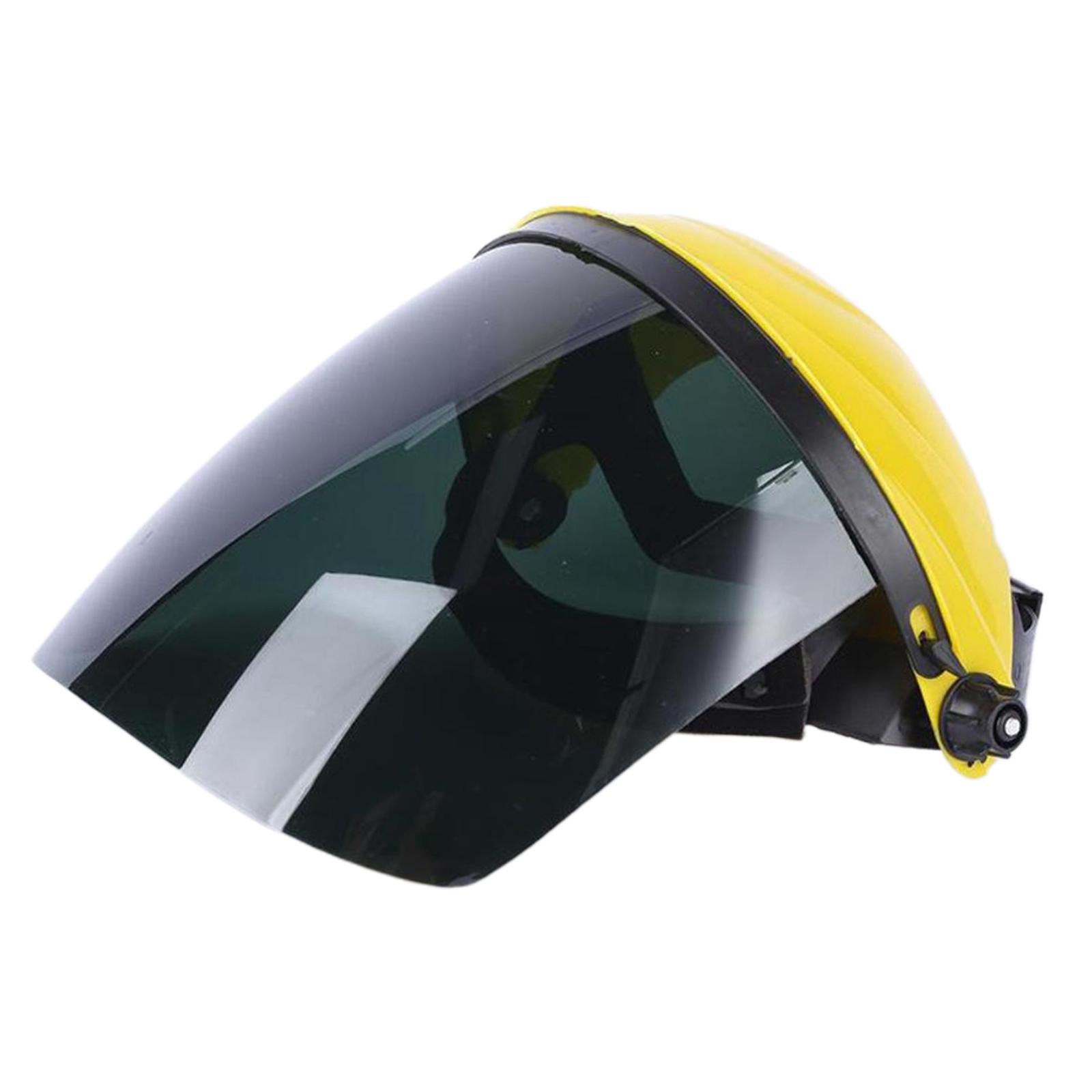 Protective Shield Head-Mounted Face Eye Shield Screen Grinding Gray