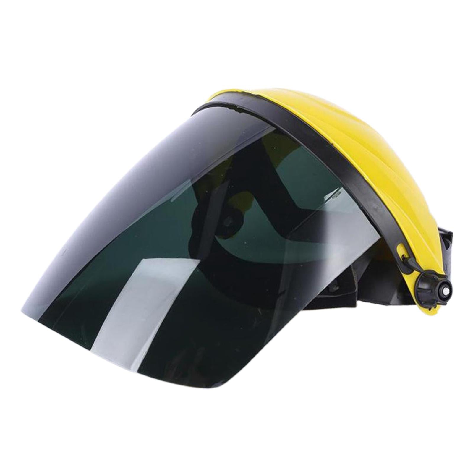 Protective Shield Head-Mounted Face Eye Shield Screen Grinding Gray