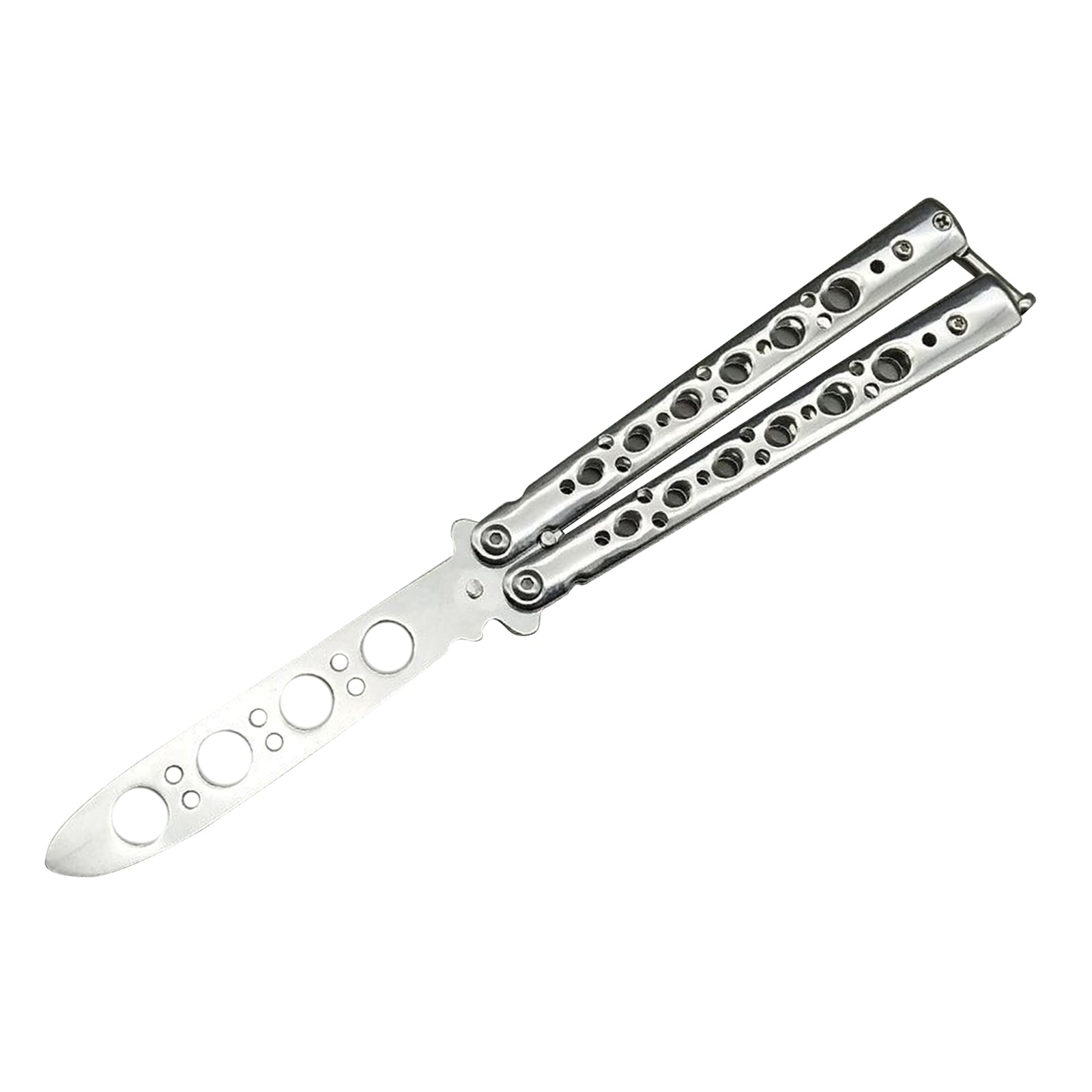 Butterfly Balisong Trainer Training Knife Tool Durable White