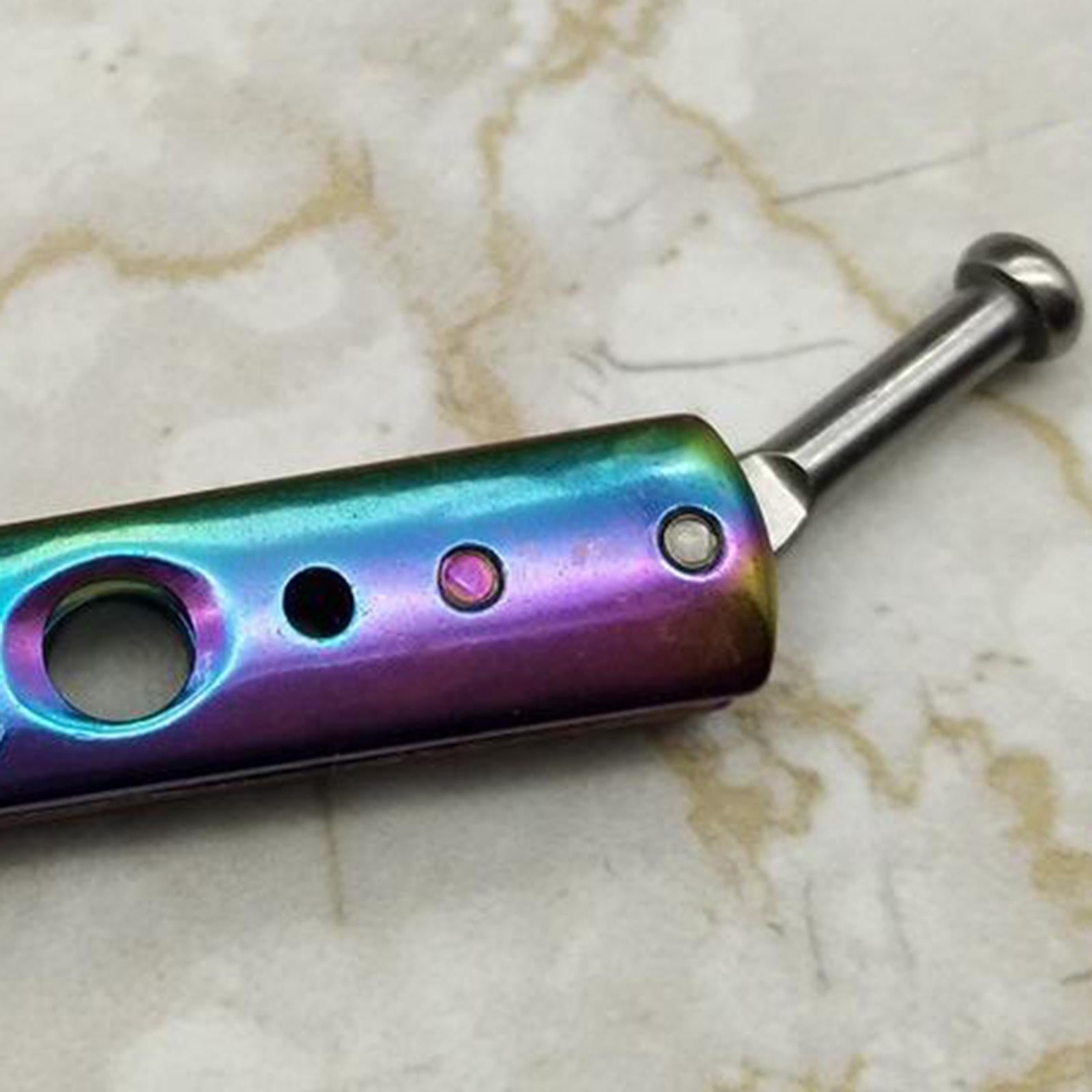 Butterfly Balisong Trainer Training Knife Tool Durable Colorful