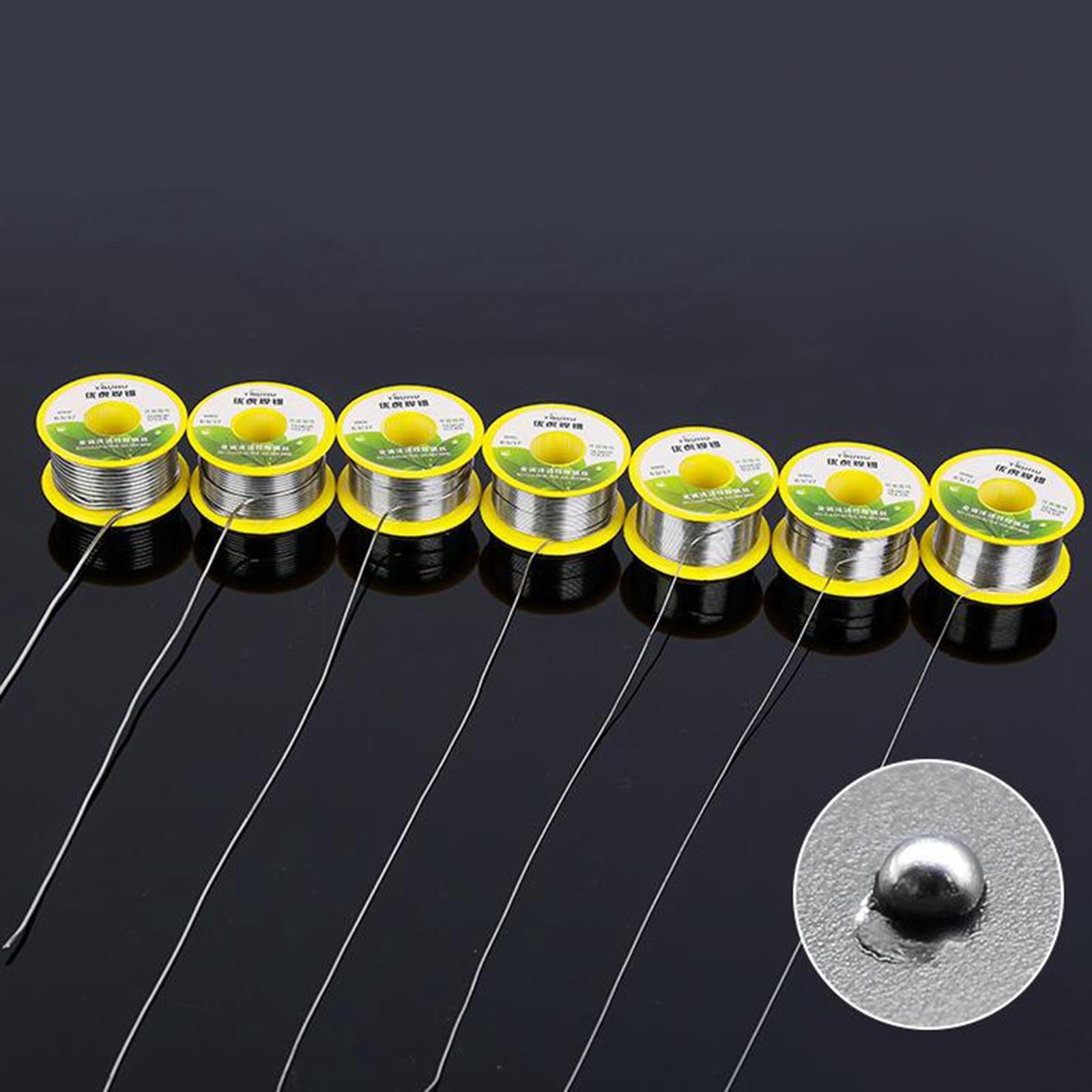 1.0mm Diameter 50g 63/37 Fine Tin Lead Solder 2% Flux Electrical Soldering