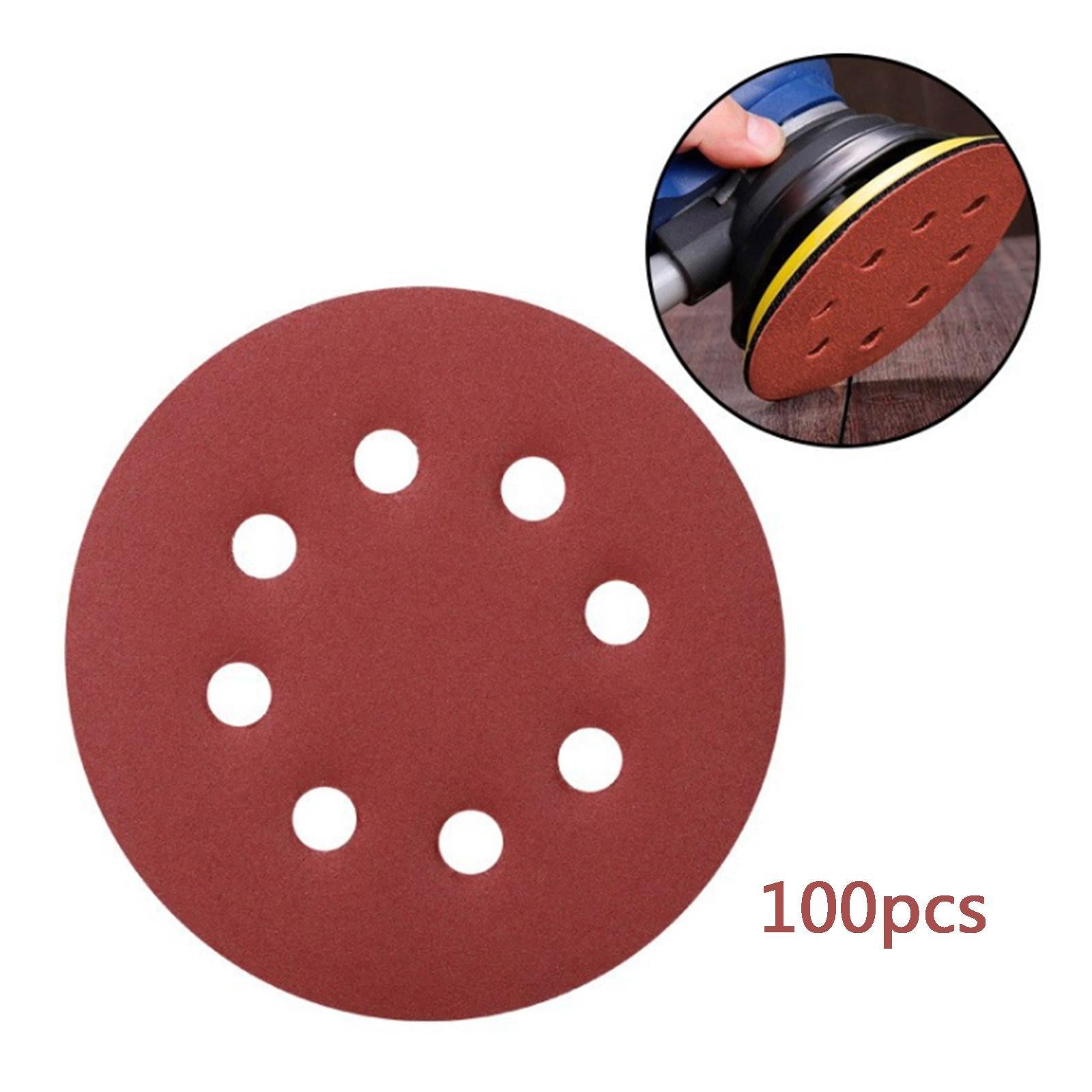 Red Sandpaper 60/ 80/ 100/ 120 /240 Grit Sanding Disc Roll of 100
