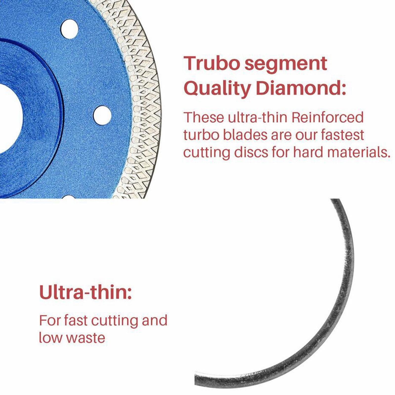 Angle Grinder Diamond Saw Blade Multitool Wood Carving Disc Cutting 5 Inch