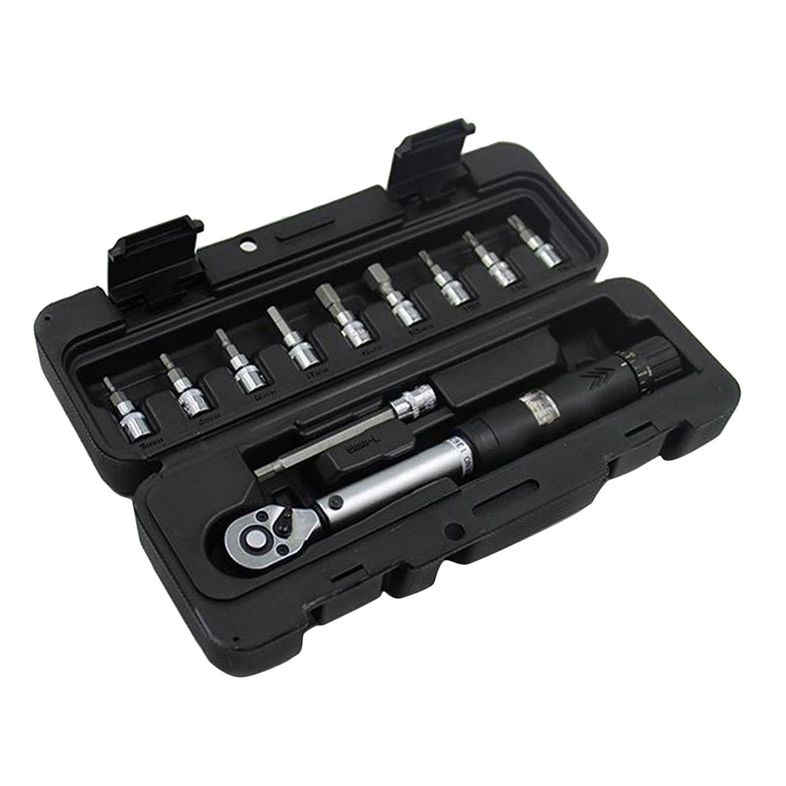 Torque Wrench 1/4 ratcheting socket square drive Torque Wrench Bicycle Tool"