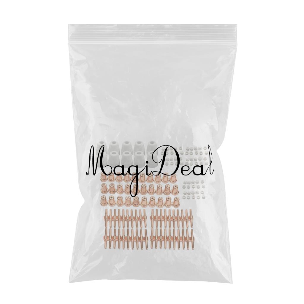 140pc/set Plasma Cutter Kits Electrodes Accessories for LG-40 PT-31 Parts