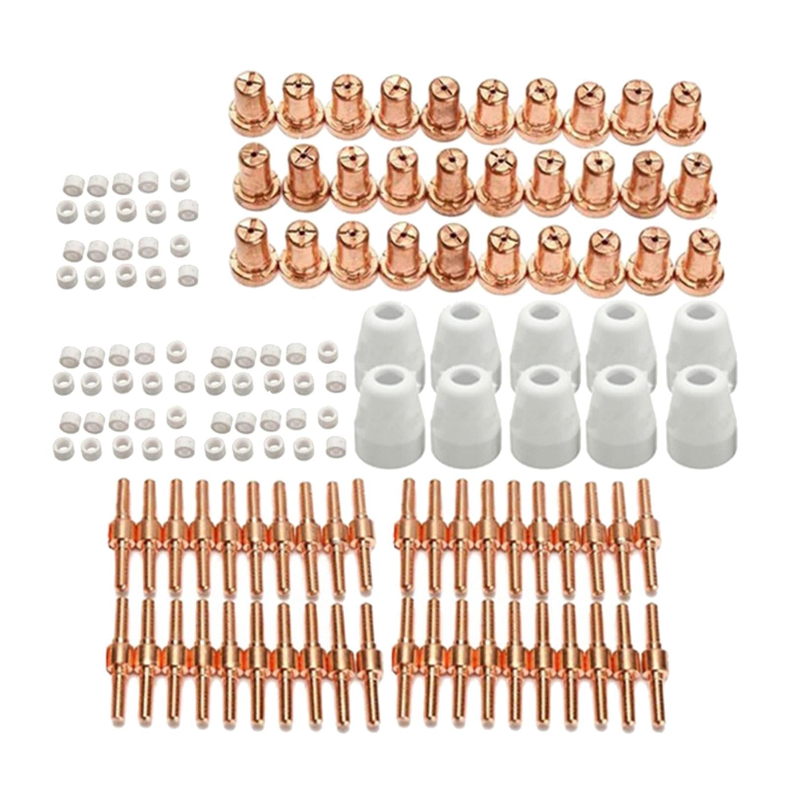 140pc/set Plasma Cutter Kits Electrodes Accessories for LG-40 PT-31 Parts