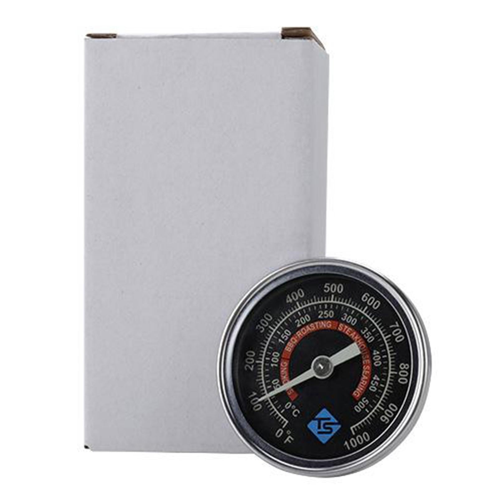 Adjustable Gas Charcoal Smoker Pit Grill BBQ Thermometer Electric Heavy Duty