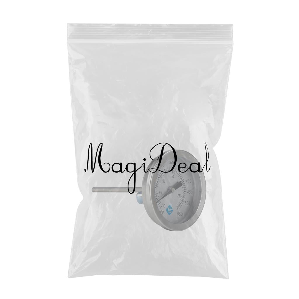 BBQ Oven Thermometer Grill Barbecue Cooking Fry Chef Food Temps Gauge Meter