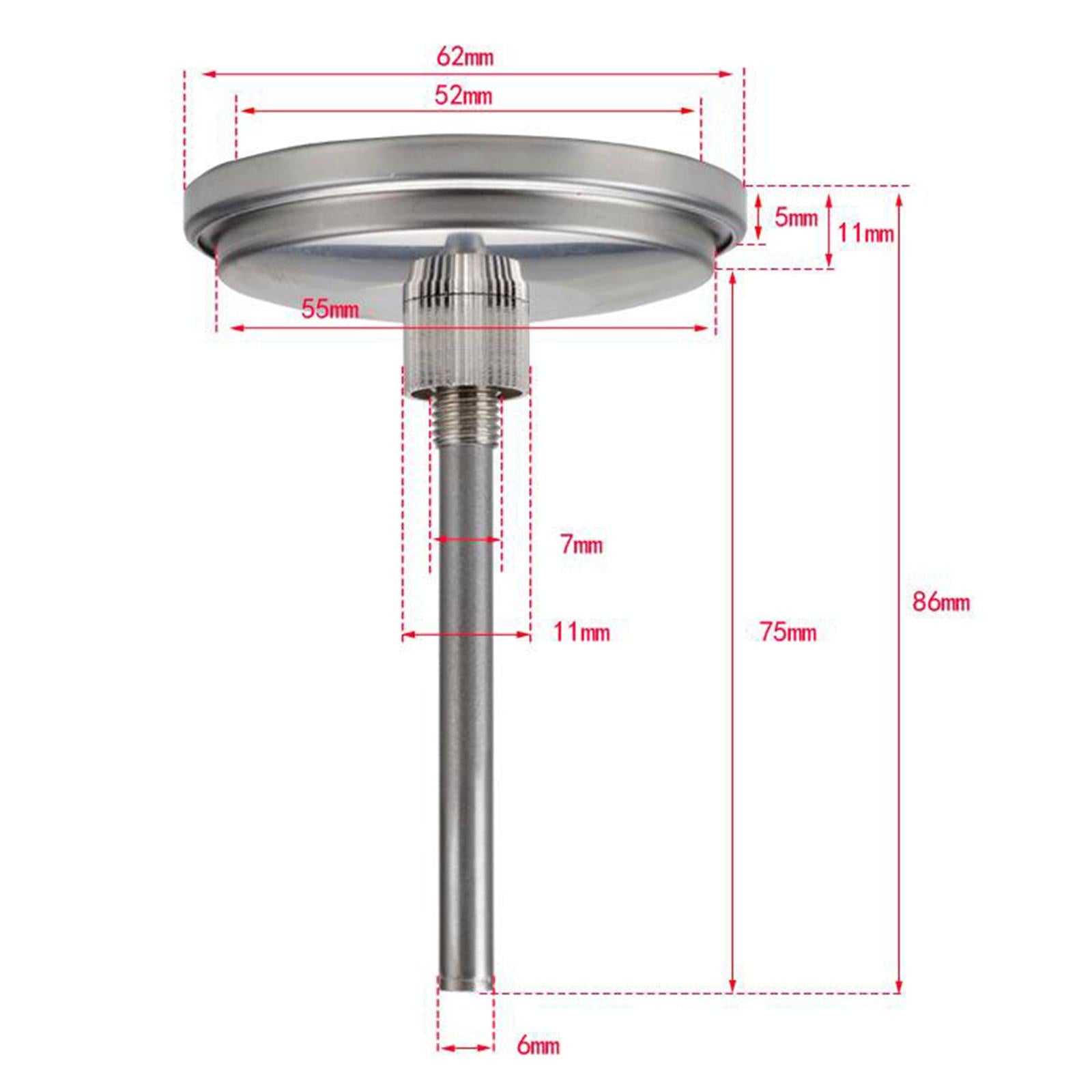 Temperature Thermometer Gauge BBQ Grill Smoker Pit Thermostat Tool