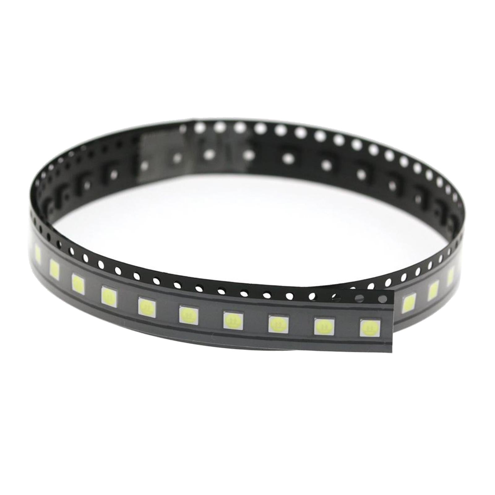 100pcs 3535 COLD WHITE SMD LED Diode Lights Surface Mount Chip 3V