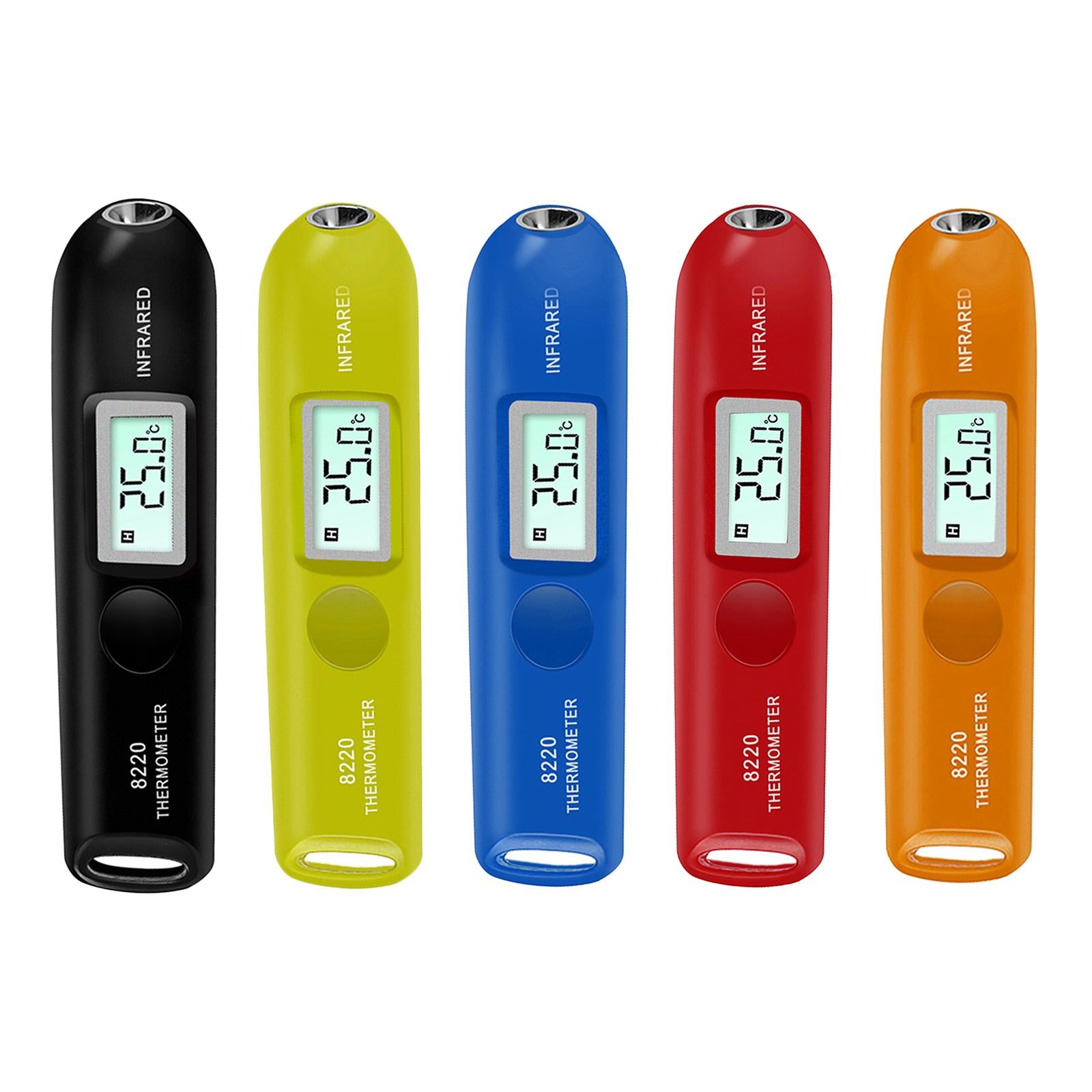 Digital LCD Infrared Thermometer No Touch Temperature Sensor Pen Black
