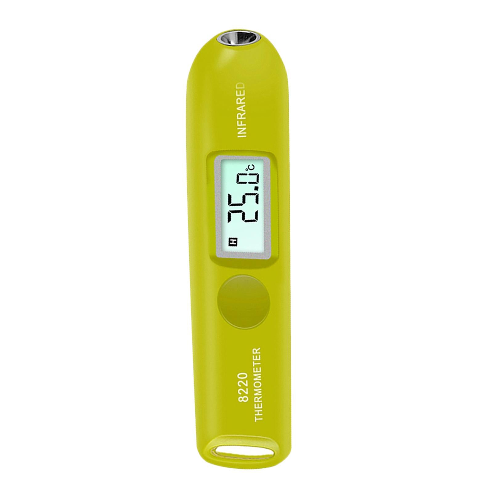 Digital LCD Infrared Thermometer No Touch Temperature Sensor Pen Light Green