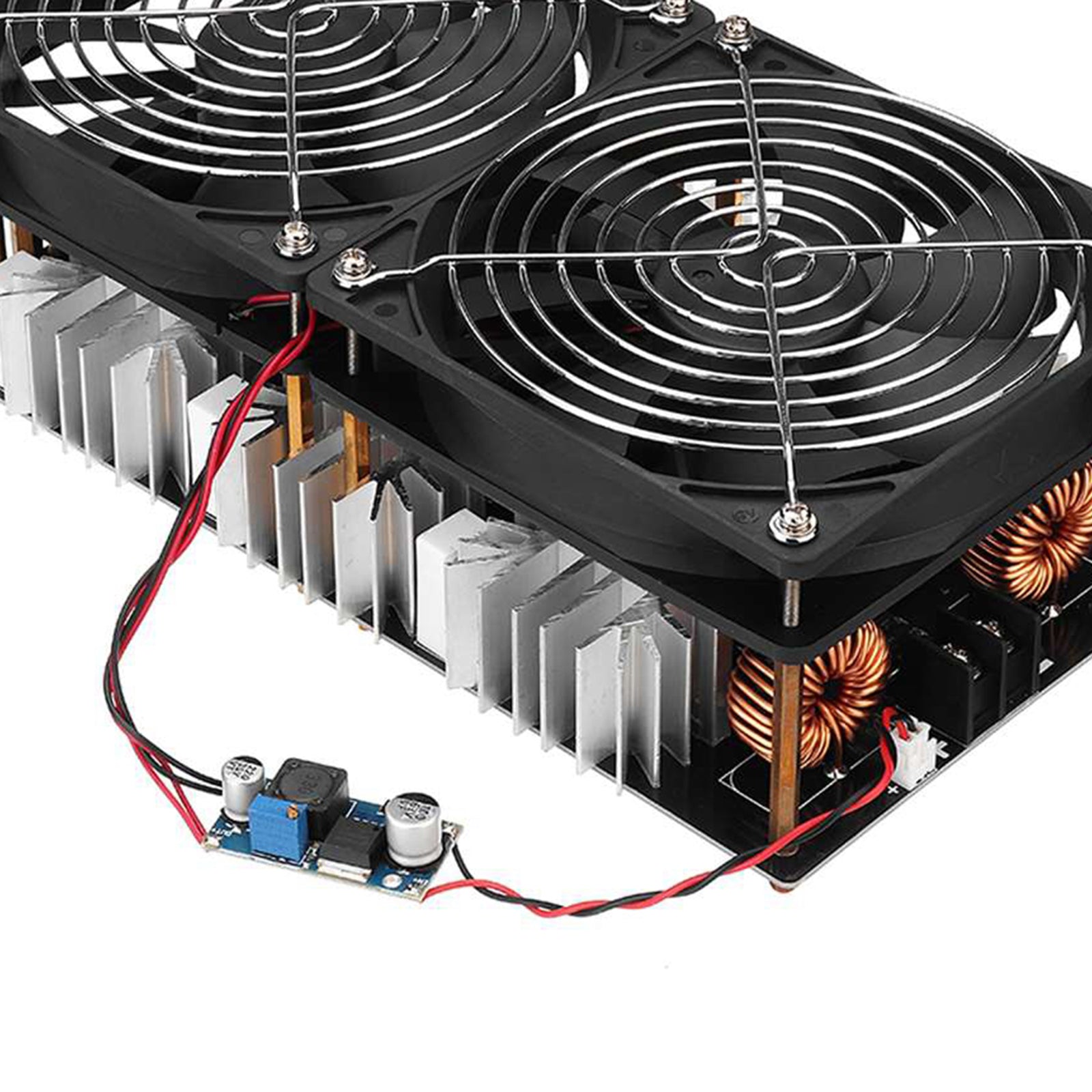 ZVS Induction Heating Board 2500W Driver Heater + Tesla Coil + Dual Fan