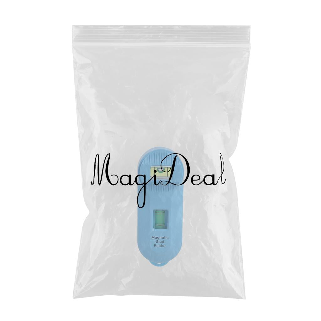 Magnetic Stud Finder Pocket Sized, Powerful Drywall Screw and Nail Locator Blue_B