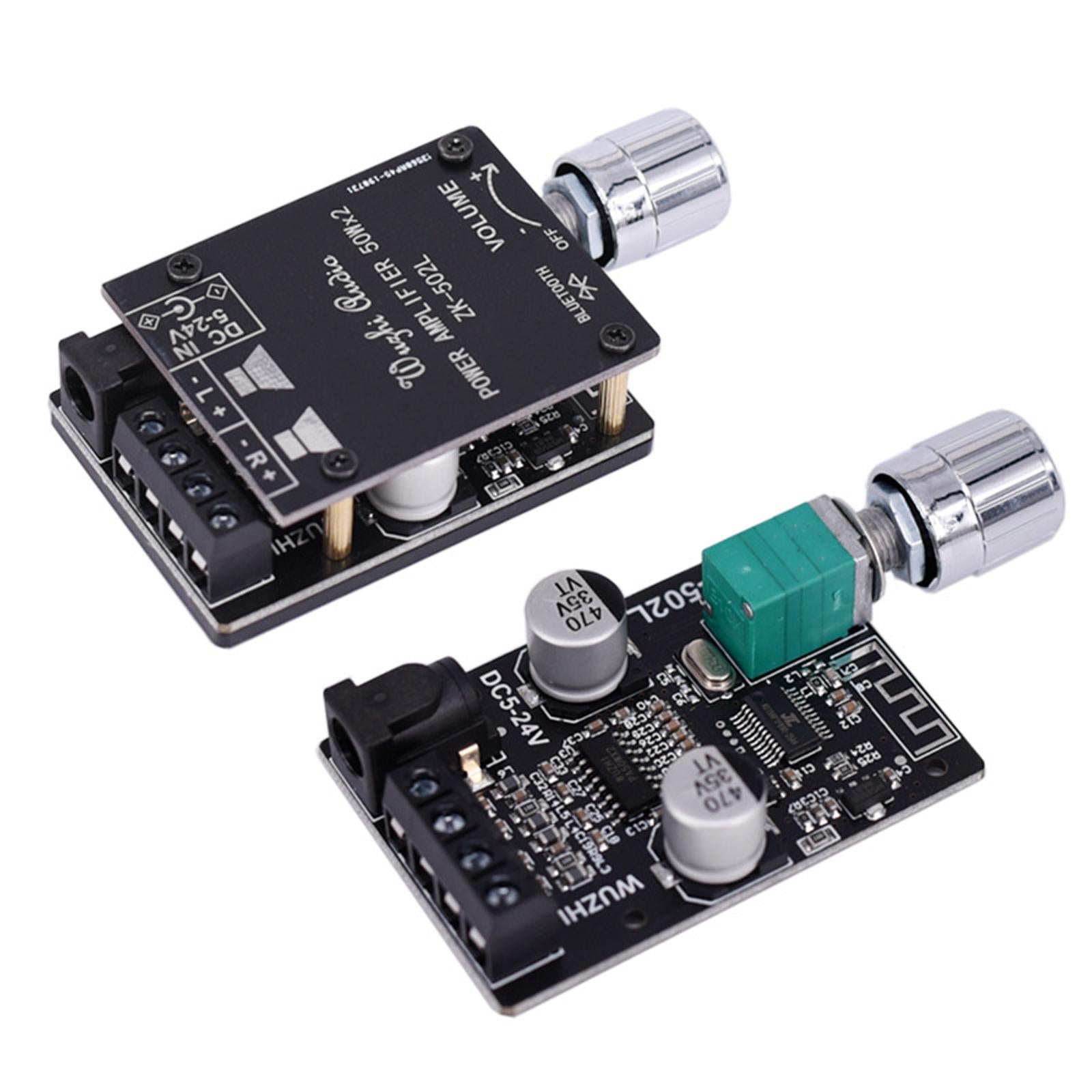 DC524V Bluetooth 5.0 Amplifier Board for DIY Store Theater Square Speakers with shell