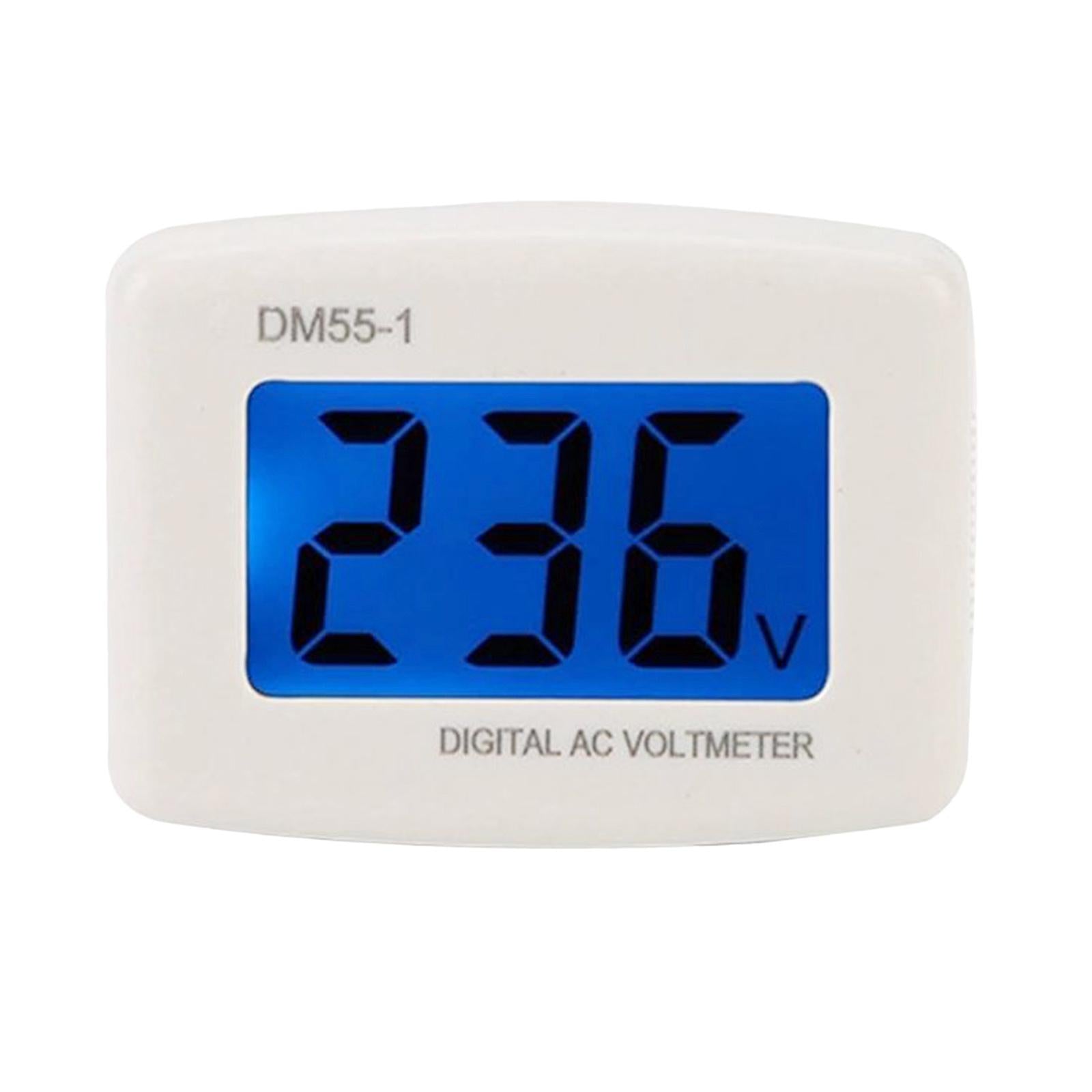US AC 80-300V LCD Digital Voltmeter AC 110V 220V Gauge Meter for Household