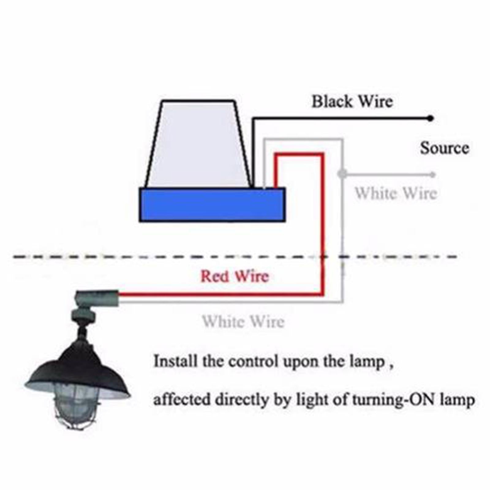 Photoswitch Sensor Switch Waterproof Street Lamps Lights Control Accessory