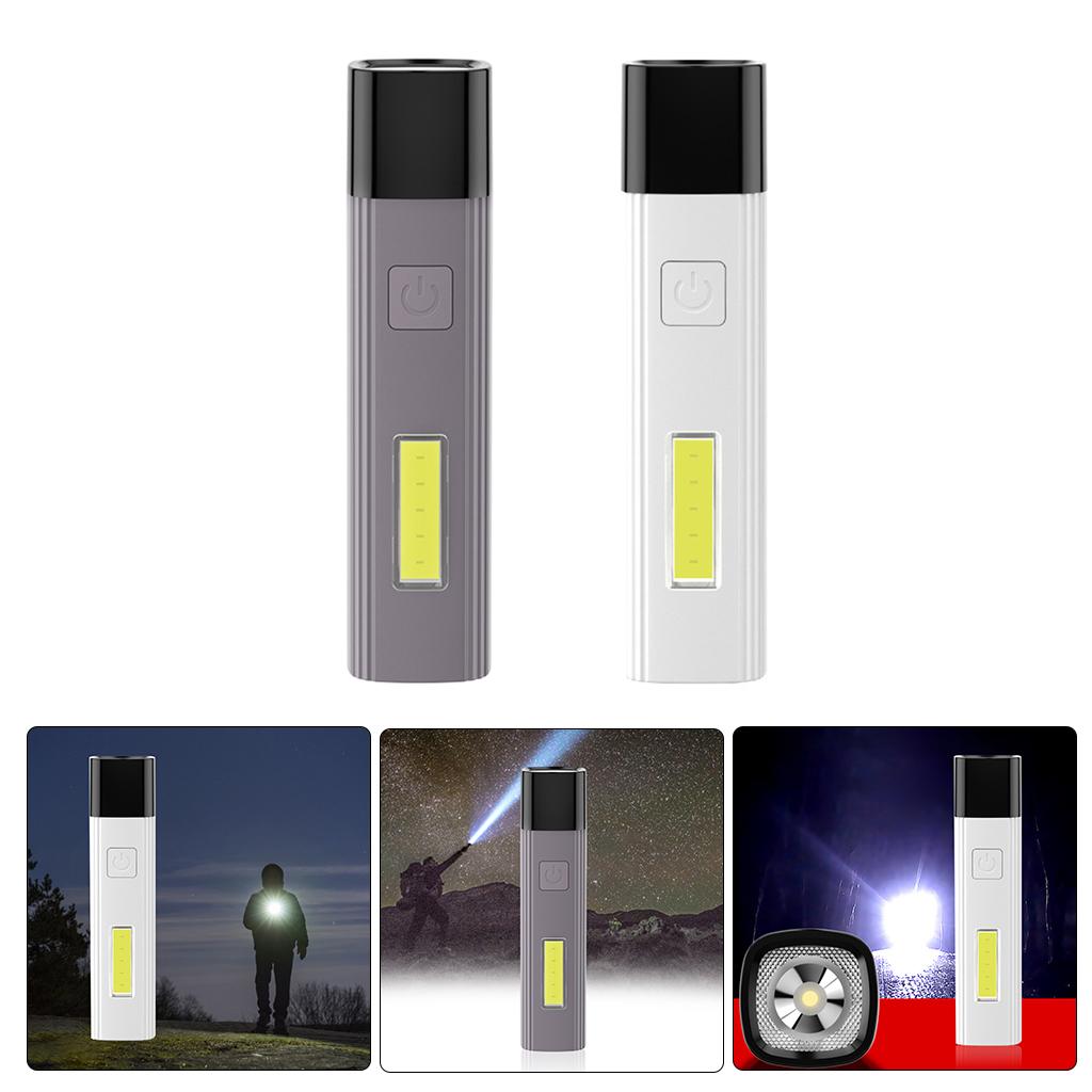 Portable Torch Lamp Wear-resisting Flashlight Emergency Outdoor Light White